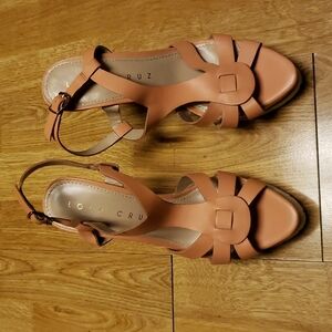 Lola Cruz platform sandals sz 39